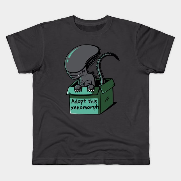 Adopt this xenomorph Kids T-Shirt by Eilex Design